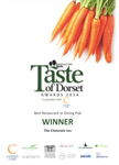 Taste Of Dorset Winner 2014 - The Chetnole Inn - Pub Restaurant Bed & Breakfast. Tucked away in the beautiful Dorset countryside, close to Sherborne lies the Chetnole Inn. It is the perfect base to discover picturesque Dorset, Dorchester